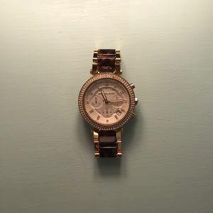 Michael Kors Parker Watch in Tortoise